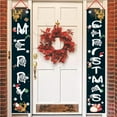 thumbnail image 3 of Bewildely Regalos pensativos Banner de puerta de Navidad para decoración festiva del hogar Decoración del hogar para Feliz Navidad Kits de decoración para fiestas Numero 3, 3 of 6