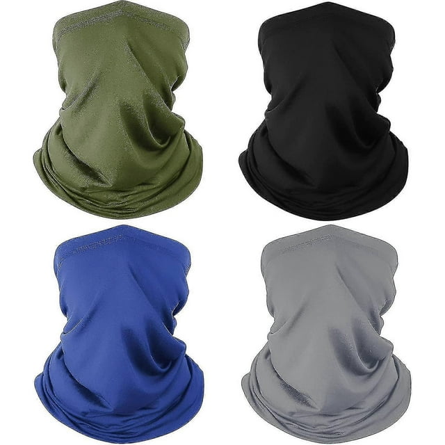 Neck Gaiter Bandana Face Mask: Sun Cooling Scarf Gator Cover Head For Men Women