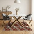 thumbnail image 3 of ODIKA 5'x7' Washable Area Rug Pile Decorative Bold Contrast Inspired Structured Zebra Minimalist for Dining Room, Under Table, Home Office, Non-Slip Chair-Friendly, 3 of 3