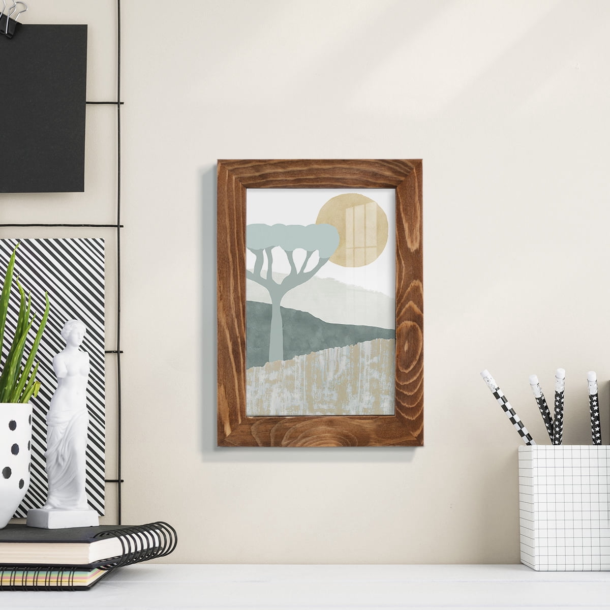 Ennerdale III - Framed Print w/glass - Walnut