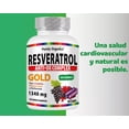 thumbnail image 4 of Resveratrol Anti-ox Complex Gold - 90 Caps Purely Organics Suplemento Alimenticio, 4 of 5