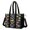 Black Colorful Dinosaur, variant on Teacher Tote Bag,Black Colorful Dinosaurs Chalk Pattern Teacher Utility Tote Bag,Large Work Tote Bags for Women with Multiple Pockets,Top Zipper Closure,13.8x10.6x6.7 Inch