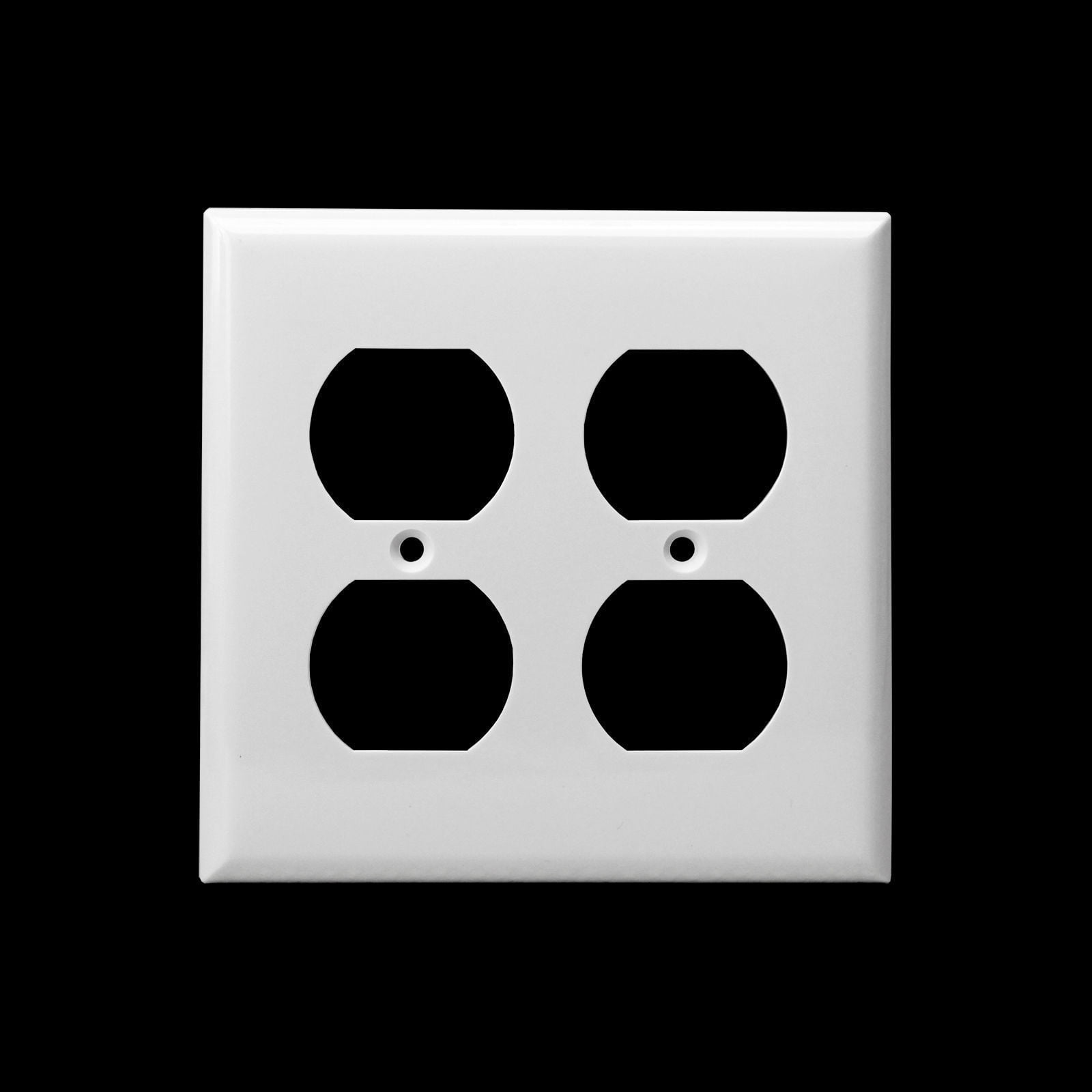 Enerlites Duplex Outlet Wall Plate, 14 Gang, Standard Size