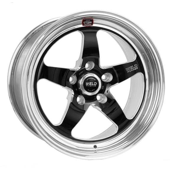Weld S71 18x9 / 5x4.5 BP / 6.1in. BS Black Wheel (High Pad) - Non-Beadlock - 71HB8090A61A
