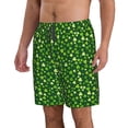 thumbnail image 2 of Balery Happy St. Patrick's day Traje de Baño Estilo Hawaiano para Hombre, Shorts de Secado Rápido con Bolsillos-3X-Large, 2 of 6