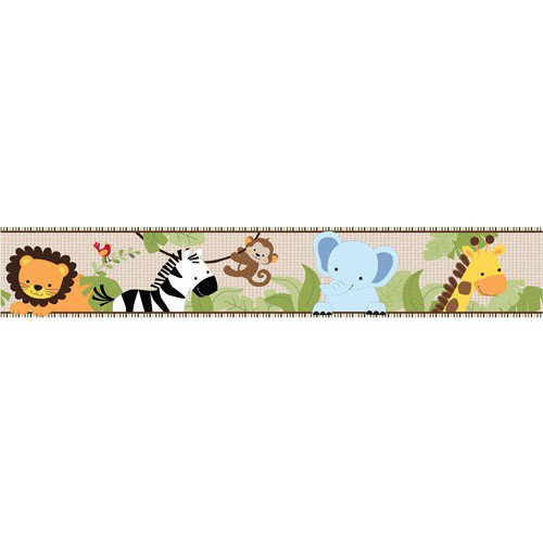 Lambs & Ivy Bedtime Originals Jungle Buddies Wallpaper Border