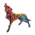 thumbnail image 1 of Dvkptbk Geometric Wolf Décoration Maison Graffiti Moderne Sculpture Abstraite d'Un Ornement en Résine Belle Statue en Forme de Bureau Décoration Maison, 1 of 5