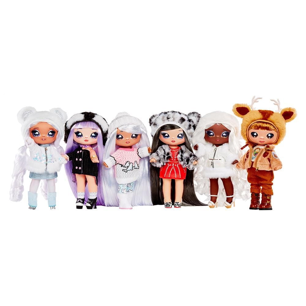 Na Na Na Surprise Cozy Series Baily Frost 7.5" Fashion Doll Polar Bear-Inspired with White Hair