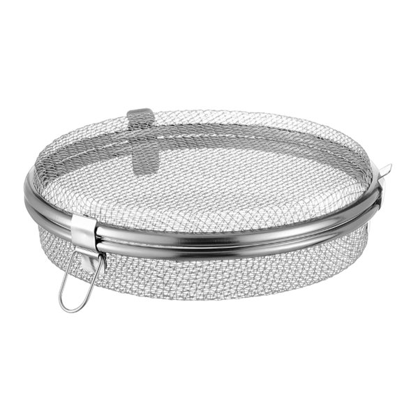 Stainless Steel Dishwasher Basket with Fine Mesh Odor-Free Round Scratchproof Draining for Small Items
