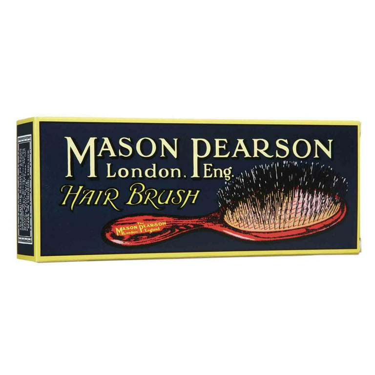 Mason Pearson Hair Brush Handy Bristle & Nylon BN3 Dark Ruby Including  Cleanser