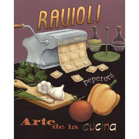 Ravioli Restaurant Italian Retro Class Cooking Pasta Modern Cooking Living Room Decoration