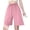 Pink, variant on MaFYtyTPR Shorts for Women Plus Size Women's Summer Fashion Loose Ca Sual Quarter Pants with Pockets