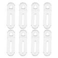 thumbnail image 1 of Miangastore 8pcs Acrylic Corner Brackets Decorative Clear Box Right Angle Joint Brace Support Hardware For Furniture Drawer Stand, 1 of 8