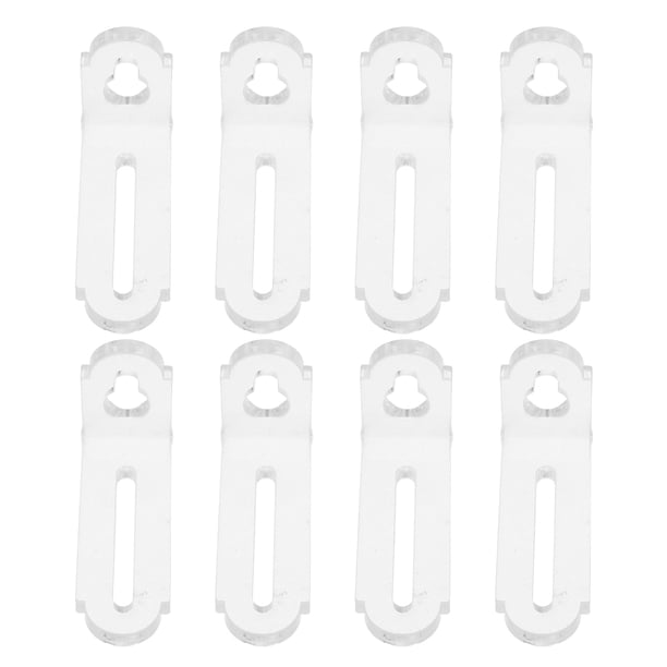 GOOHOCHY soportes de esquina acrílicos decorativos transparentes para caja, soporte de unión en ángulo recto para cajón de muebles.
