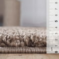 thumbnail image 4 of Superior Berlin Indoor Plush Shag Area Rug, 8' x 10', Taupe, 4 of 7