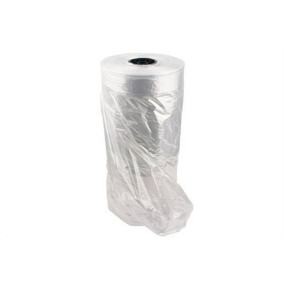 NAHANCO Plastic super weight disposable covers/garment bags on a roll, 54"H, Clear - 333/ROLL