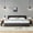 Dark Gray Foam, variant on LHSHID King Chenille Upholstered Bed with Headboard and Drawer, Beige