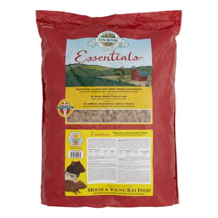 Oxbow Essentials Mouse & Young Rat Food, 25 lbs.