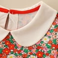thumbnail image 4 of Bellafa 2-7T Little Girls Long-Sleeved Dresses Floral Lapel Toddler Dress Cartoons Fall Winter Christmas Dresses-Mice, 4 of 5