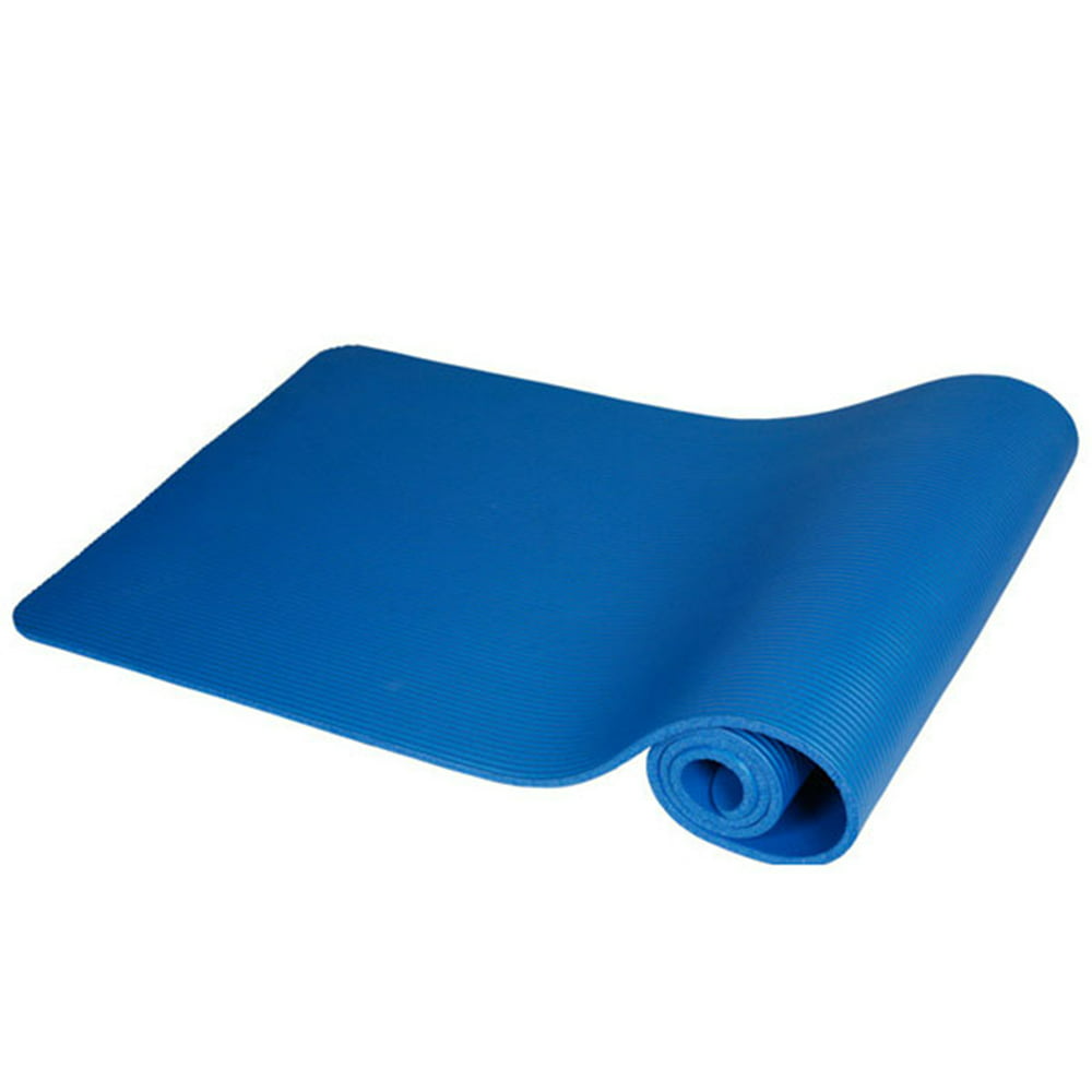 Solid Color Anti-skid Yoga Mat NBR Non Slip Workout Fitness Pilates ...
