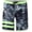 Black/Lime, variant on Kids' Boys' Youth Block Party 17" Boardshorts (20/30, Chlorine Blue)