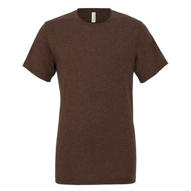 BELLA+CANVAS T-Shirt à Col Rond en Mélange pour Hommes/femmes