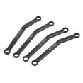 thumbnail image 3 of RC Metal Chassis Pull Rod Steering Rods Suspension Links RC Upgrades Parts Accessories for FMS FCX24 1/24 RC Crawler Car Black, 3 of 8