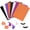 Black Purple Orange, variant on 60 Sheets 8.5x11 Inch Red White Green Glitter Cardstock, Colored Paper for Crafts, Cards and School Office Supplies