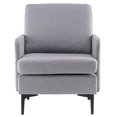 thumbnail image 3 of UWR-Nite Mid Century Modern Accent Chairs, Upholstered Fabric Armchair with Seat Cushion, Comfy Reading Chair for Bedroom, Living Room Office, 3 of 7