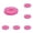 Pink, variant on Adjustable Windproof Travel Clothesline With Integrated Hooks, 0.6In X 16.4Ft Durable Laundry Drying Rope, Tension Controllable Portable Hanging Cord, Compact Line for Indoor Laundry, Camping,Green
