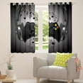 thumbnail image 7 of Black and Grey Gaming Curtains for Boys Bedroom Kids Gamer Room Decor Curtain 42W x 63L Inches Teens  Video Game Controller Window Treatments Drapes with Grommets 2 Panels Set, 7 of 7