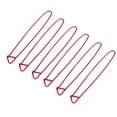 thumbnail image 4 of Abbracc 6Pcs Alloy Metal Knitting Crochet Sewing Needle stitch holders Red 20cm Extra Large, 4 of 7
