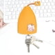 thumbnail image 4 of Funda para llaves Carteras de dibujos animados Gato Ciervo Conejo Mini soporte para coche Suave (gato) Amarillo, 4 of 4