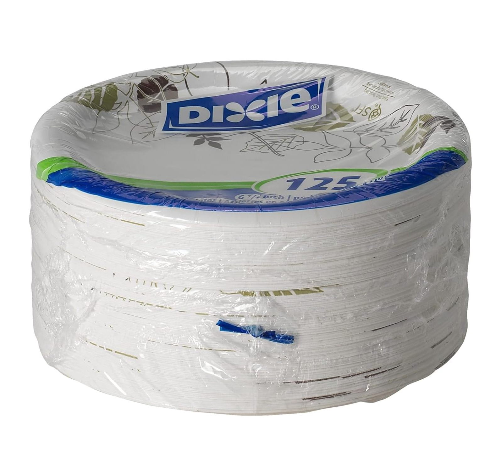 Pathways Medium-Weight Paper Plates, 6 7/8-inch, 500/Carton (UX7WS)