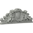 thumbnail image 2 of Ekena Millwork 28 1/2"W x 9 5/8"H x 2 3/4"P Scroll Angel Center with Scrolls, 2 of 6