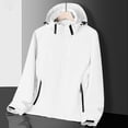 thumbnail image 6 of Enjoytime Raincoat for Women Waterproof Lightweight Windbreaker with Hood Loose Outdoor Cycling Bike Windproof Rain Jacket with Pockets, 6 of 8