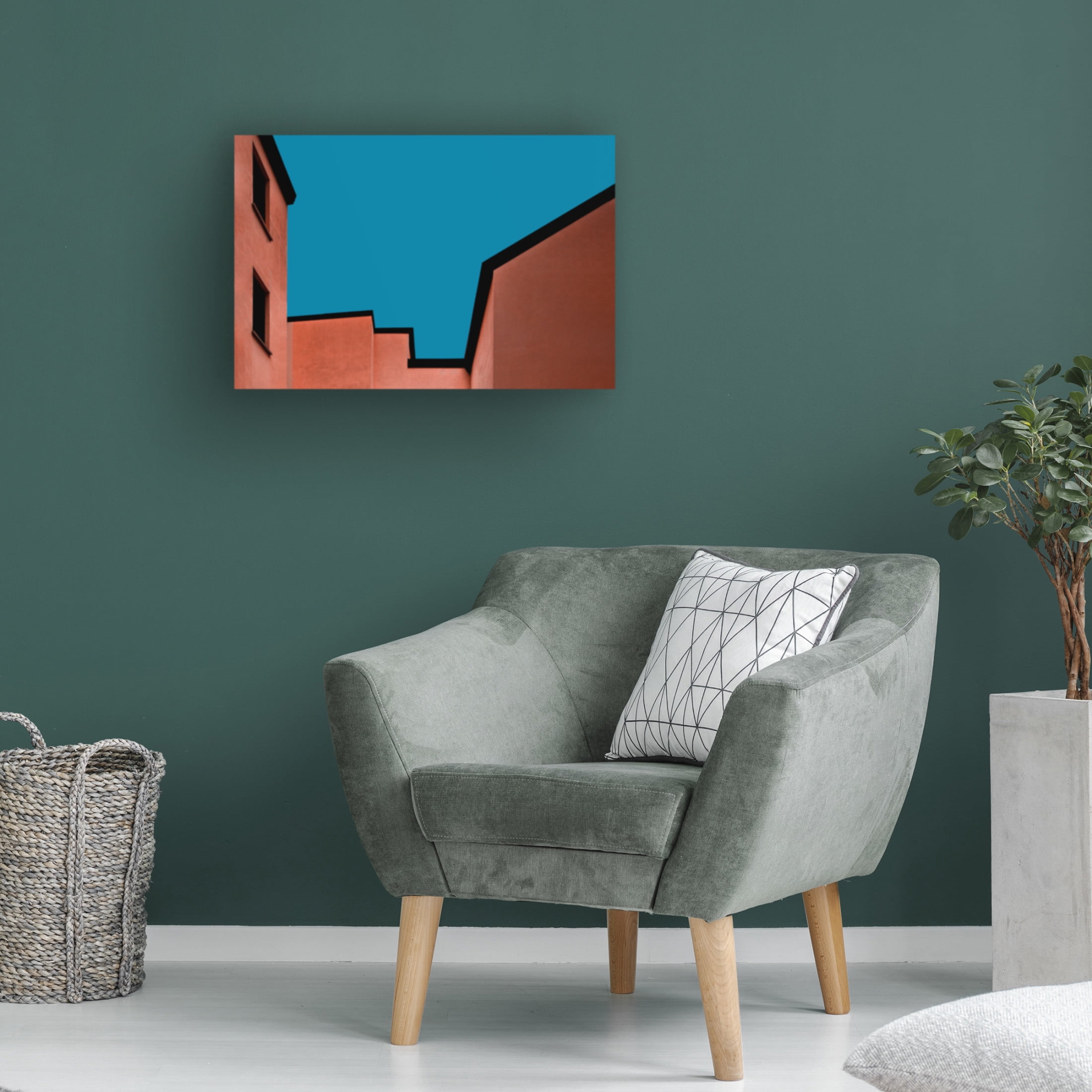 Canvas Wall Art - Inge Schuster 'Architecture Bologna' Wall Art for Living Room, Bedroom, or Office Décor by Trademark Fine Art - 24 x 16 Inches