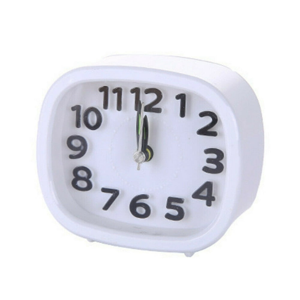 Alarm Clocks for Bedrooms, Battery Powered Travel Alarm Clock, Silent