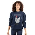 thumbnail image 3 of Guess What Chicken Butt Silly Joke Sweatshirt for Men or Women Brisco Brands X, 3 of 6
