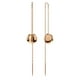 thumbnail image 4 of Pendientes Swarovski Meteora en forma de gota de meteorito, tono oro rosa, 4 of 4