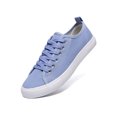 thumbnail image 2 of The Fashion Supply Skylar Canvas Women's Sneakers - Canvas Shoes for Women Sneakers, Comfortable Sneakers for Women, Light Blue with size 9, 2 of 5