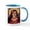 White/Blue Inside, variant on CafePress - Saint Philomena Mug - 11 oz Ceramic Mug - Novelty Coffee Tea Cup