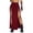 Red, variant on Dark Gothic Maxi Skirts for Women Stretch High Waist Fashion Black Witch Bride Punk Party Long Skirt Summer Slim Fit Solid Color A-Line Skirts with Double Buckle Split Army Green S
