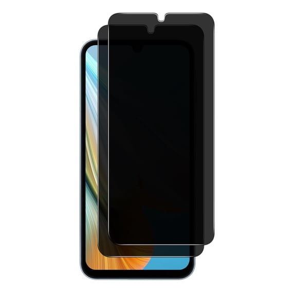 XIBUFE 2 Pack Privacy Screen Protector for Galaxy A17 5G Tempered Glass Film,9H Hardness,Anti Scratch,Bubble Free,Easy to Install,Case Friendly Privacy Galaxy A17 5G Screen Protector