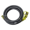 Hiland Rubber 12 ft Natural Gas Hose with Quick Disconnect