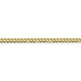 thumbnail image 6 of 14K Yellow Gold 3.7mm Solid Polished Light Flat Cuban Chain 24 Inch, 6 of 6