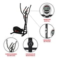 thumbnail image 4 of Sunny Health & Fitness Bicicleta Elíptica Resistencia Magnética Negra SF-E905B Sunny Health & Fitness Sunny Bicicleta Elíptica Resistencia Magnética Negra SF-E905B, 4 of 6
