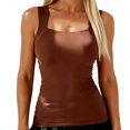 thumbnail image 3 of plus size Tank Tops with Built in Bras Tummy Control Seamless Wide Strap Camisole Shaper Shelf Bra Tank for Senior,3XL, 3 of 10