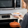 thumbnail image 4 of Microwave Bowl Holder Set of 5 Hot Bowl Holders Heat Insulated Microfiber & Sponge Heat Resistant Bowl Cozies for Hot & Cold Food Bowl Holder for Soup, Pasta, Noodles & Rice Bowl, 4 of 4