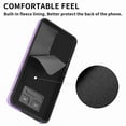 thumbnail image 4 of Nalacover Wallet Case for Samsung A22 5G, Premium Leather Case with Card Holder, 360°Rotation Ring Kickstand, RFID Blocking Protective Magnetic Back Clsoure Case for Samsung Galaxy A22 5G, Purple, 4 of 13
